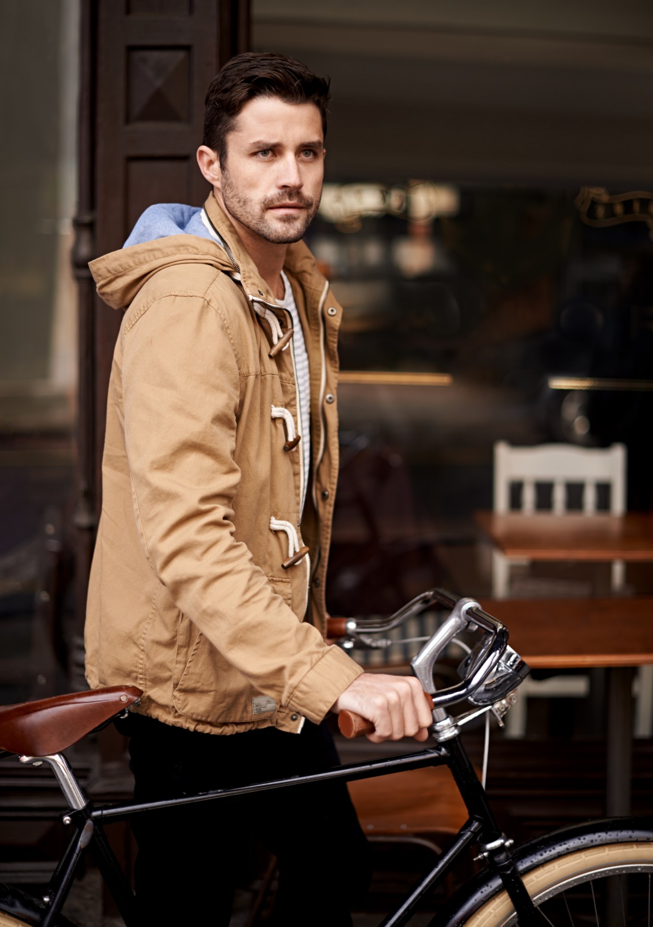 Man Fietstoch Stad Casual - Duesenberg Connection Herenmode.